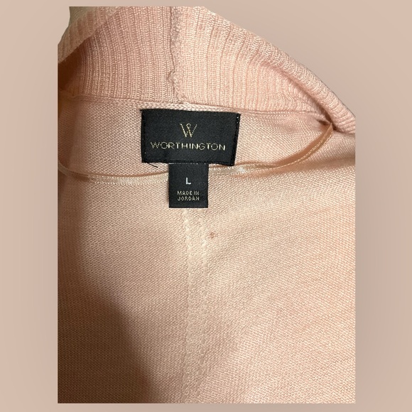 Worthington open front sweater, size L - Picture 6 of 7
